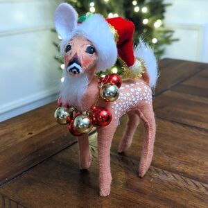 Annalee 2008 5" Fawn with Ornament Wreath Figure 960309